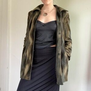 vintage paris green coat size 4